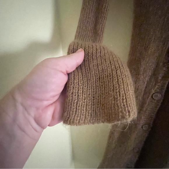 Babaton Tan Ribbed Cardigan - Picture 5 of 7